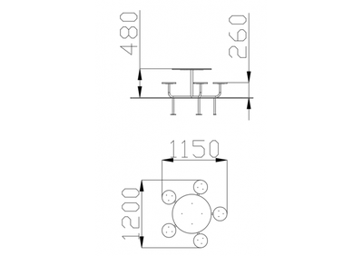 1438 Столик «Семицветик»