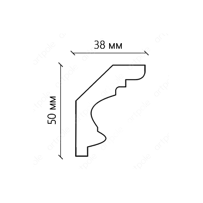 Карниз гладкий SKT40