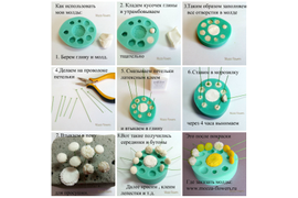 Мастер-класс по использованию силиконовых молдов .