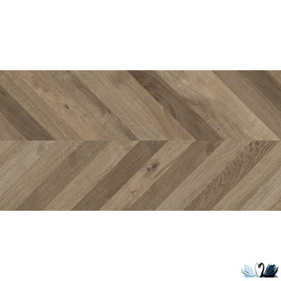Керамогранит Laparet Вуд Люкс Уолнат Шеврон М\Wood lux walnut chevron M Кarving MR 60х120 см коричневый матовый карвинг