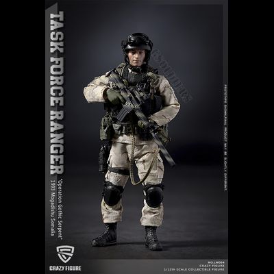 Солдат отряда "Дельта" военного спецназа США ("Падение Черного Ястреба") - Коллекционная фигурка 1/12 scale US Delta Special Force Marksman (LW004) - Crazy Figure