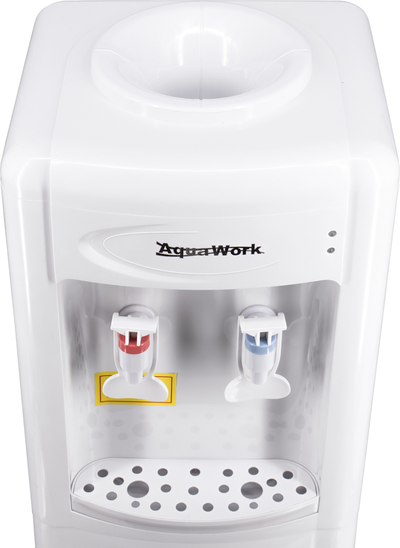 Кулер для воды Aqua Work 10-LR белый, с нагревом и компрессорным охлаждением