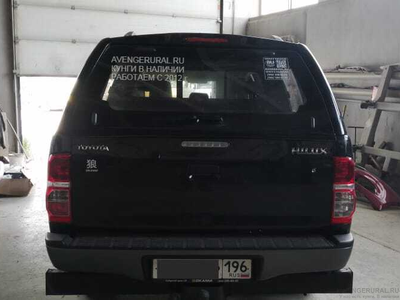 Кунг Aeroklas черный 209 на Toyota Hilux Vigo 2011-2012-2013-2014-2015 годов выпуска в Екатеринбурге