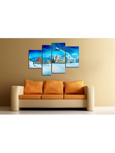 Модульная картина "Мировые столицы"