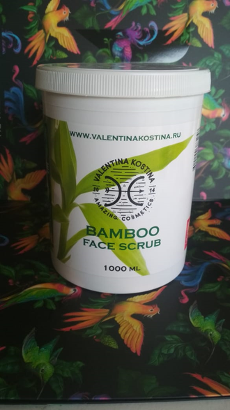 Гелевый скраб для лица и зоны декольте "Бамбук" SCRUB BAMBOO 1000мл