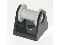 String Reel 2 x 2 Holder with Light Bluish Gray Drum 2584 / 2585, Black (2584c003)