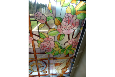 Пленка для окна Розы