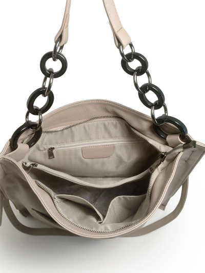 (АРТИКУЛ: 10110/1) СУМКА ЖЕНСКАЯ, БОЛЬШАЯ, НАТУРАЛЬНАЯ КОЖА, БЕЖЕВАЯ, ЧЕРЕЗ ПЛЕЧО