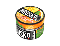 BRUSKO 50 г. -  МАНГО С АПЕЛЬСИНОМ И МЯТОЙ