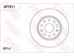 Диск тормозной задний