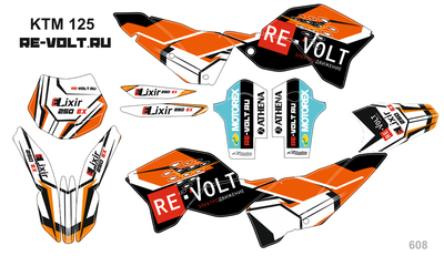 KTM EXC 250 450 SX SXF 2007 2008 2009 2010 #608