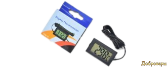 Термометр электронный  NGY c датчиком квадратный -50/+110 С