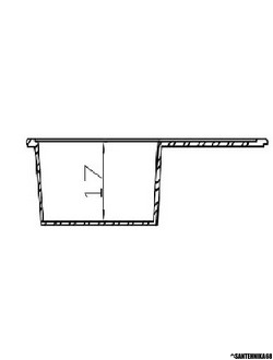 Кухонная керамическая мойка Fosto Фосто КМ 74-46 Формастоун