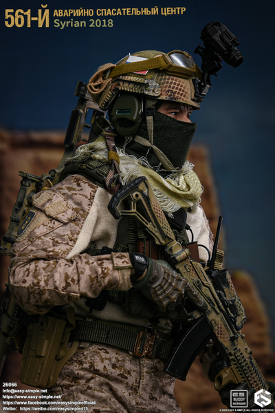 Спецназ 561-го Аварийно-Спасательного Центра (АСЦ) ССО России в Сирии - Коллекционная ФИГУРКА 1/6 (26066) - Easy&Simple