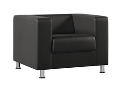 Кресло Everprof Wilson Экокожа Черный