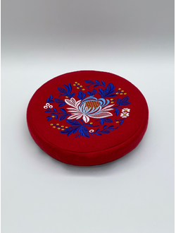 Сменный верх для кубанки. Вышитый синий