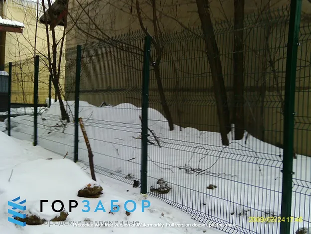 Ограждение территории из 3Д секций