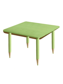 СТОЛ ДЕТСКИЙ ФАНЕРА (700Х700) НЕРЕГУЛИРУЕМЫЙ 52