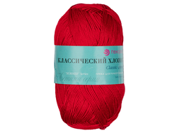 Пряжа Хлопок натуральный  Состав: 100% хлопок. Вес мотка 100 г, длина нити в мотке: 425 м. Рекомендуемые спицы  №2. цвет  Малиновый  439