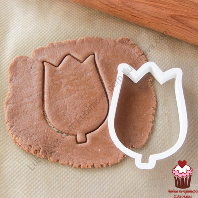 Вырубка "Тюльпан 4" 9 см