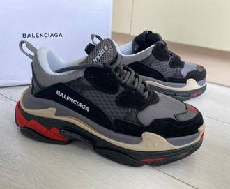 Balenciaga Triple S Trainer Gray Black