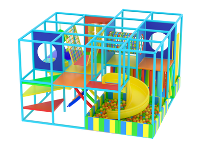 Игровой лабиринт «Тегги» 4,8х4,8х2,6 м.