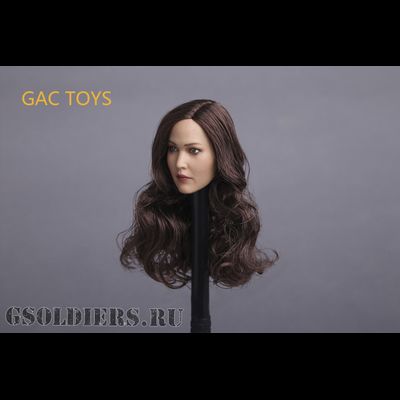 Дженнифер Лоуренс - Женская голова (скульпт)  1/6 female head sculpture in Europe and America, curly hair (GC003 B) - GACTOYS