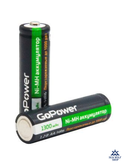 Аккумуляторная батарея GoPower АА 1300mAh 2шт/уп.