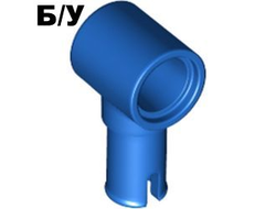 ! Б/У - Technic, Pin with Friction Ridges and Pin Hole, Blue (15100 / 6203249 / 6282145) - Б/У