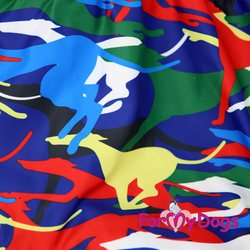 Комбинезон для крупных собак синий