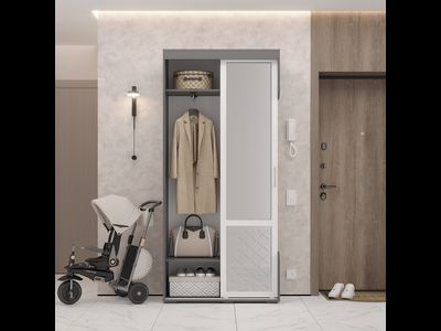 Прихожая Варда графит/белый (BTS)