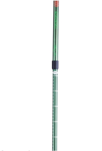 Палки для скандинавской ходьбы Berger, 77-135 см, 2-секционные Longway тёмно-зеленый/оранжевый