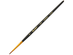 Roubloff: Кисть серии 1S15 №2 (синтетика круглая под колонок, короткая ручка)