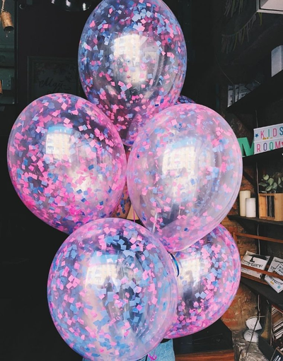 Воздушные шары с конфетти