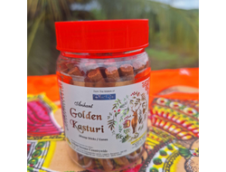 Натуральные ароматические благовония безосновные (палочки 100 грамм) "Golden Kasturi" ЭКСКЛЮЗИВНЫЕ ВОЛШЕБНЫЕ благовония ручной работы , направленные на очищение и энергетическое восстановление