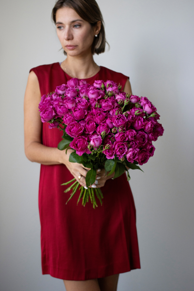 Букет 55 на день влюбленных