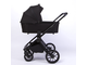 Коляска 3в1 Peppy Monaco 2025 Brilliant Black, рама черная глянец (Rise)