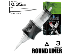 3 RLLT/0.35 - Round Liner Long Taper "DragoArt Frottage"