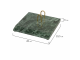 Набор настольный GALANT из мрамора, 9 предметов, зеленый мрамор/золотистые металлические детали, 231194