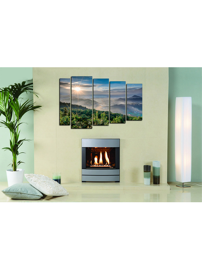 Модульная картина "Солнце и холмы"