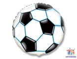 Шар Мяч Футбол  50 см ( шар + гелий + лента)