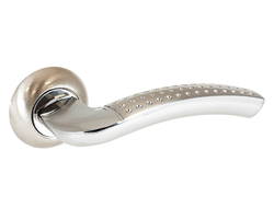 Комплект ручек АЛЛЮР АРТ SN/CP (1682) мат.никель/хром  [47101]