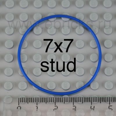 Rubber Belt Extra Extra Large Round Cross Section - Approx. 7 x 7, Blue (x1106 / 71059)