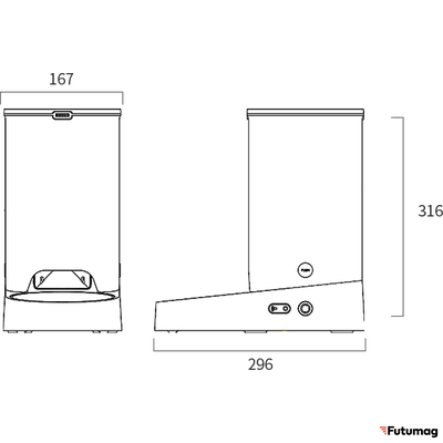 Автоматическая кормушка для кошек и собак PETKIT Solo 3L Черный