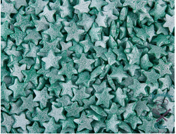 Посыпка "Звёзды зеленые перламутровые", 50 гр