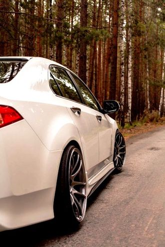 Сплиттер порога на Honda Accord 8-CU2
