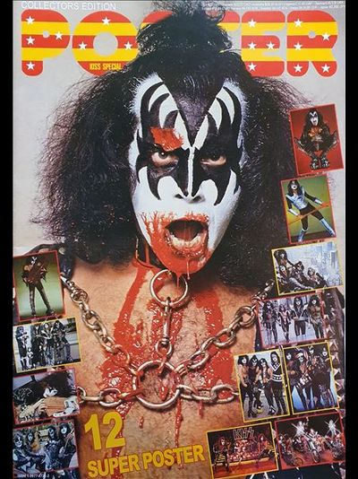 Kiss Poster Collectors Edition Kiss, Ace Frehley, Paul Stanley, Peter Criss, Gene Simmons Inside