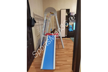 ДСК РАННЕГО РАЗВИТИЯ PLASTEP СУПЕР ЧЕМПИОН 170 С ПЛОЩАДКОЙ, ЦВЕТ БЕЛЫЙ, ЦВЕТНЫЕ ПЕРЕКЛАДИНЫ.