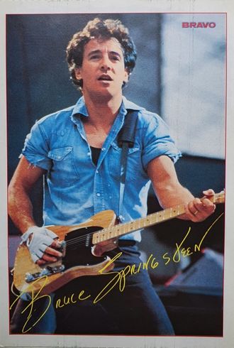 Bruce Springsteen Музыкальные открытки,Original Music Card,винтажные почтовые открытки, Intpressshop