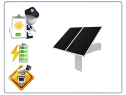 DE/VN-60W15A Солнечная панель с аккумуляторами для питания электронных устройств напряжением 12В до 5А и обеспечения автономной работы в уличных условиях, 15 А/ч (до 3,5 дней авт. работы)